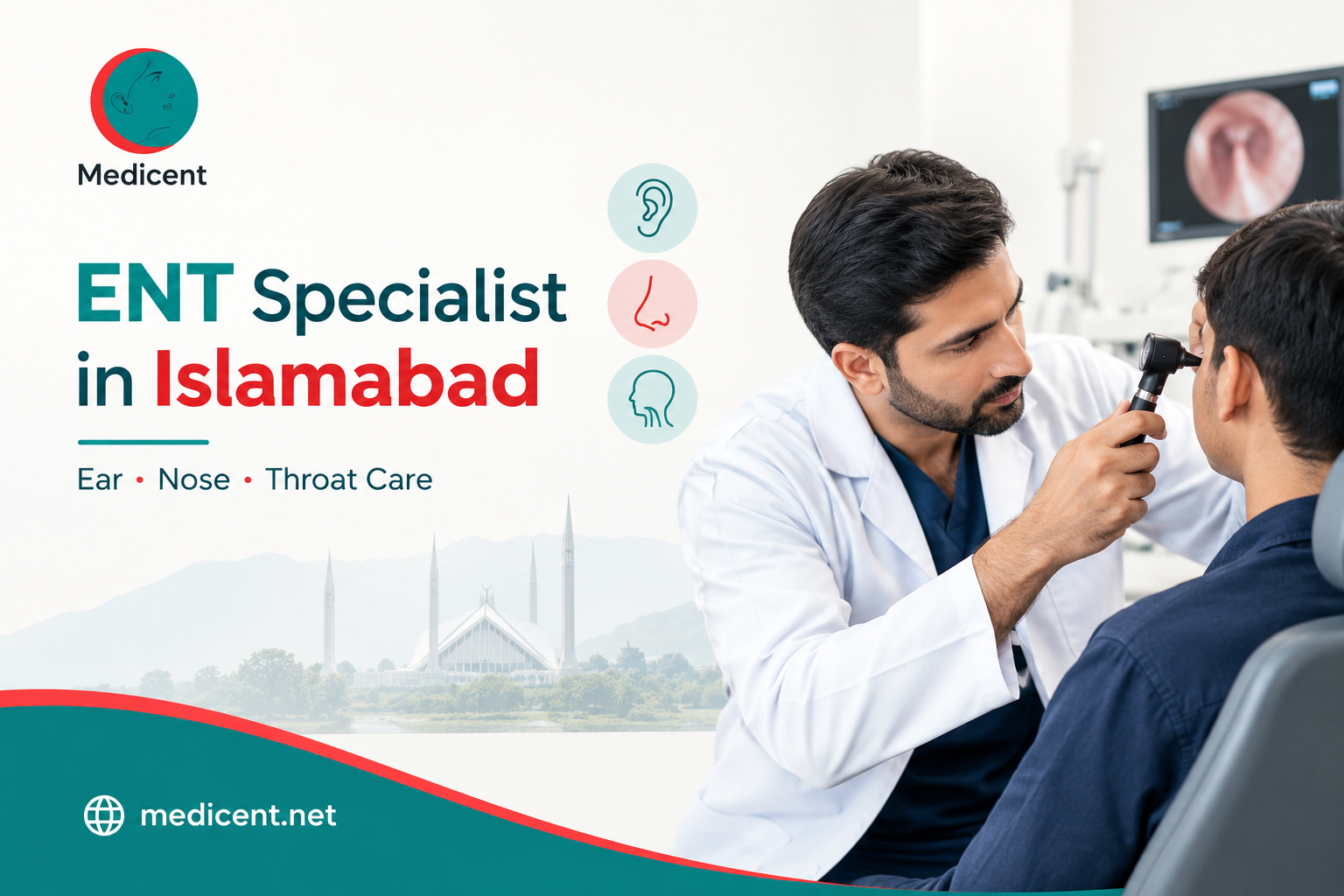 Read more about the article What if you can’t hear, breathe or stop clearing your throat? What to do if need ENT specialist in Islamabad